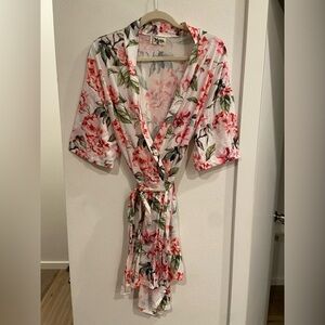 Show Me Your Mumu Floral Kimono Cotton Robe O/S